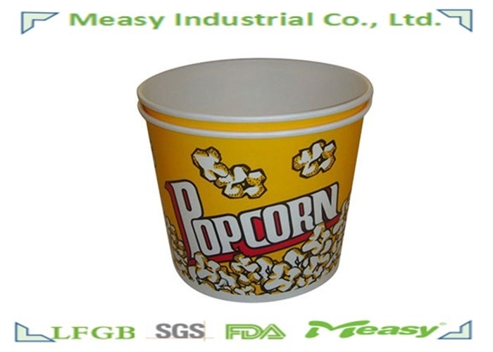 170OZ / 46OZ Popcorn Buckets Double PE Lined Oilproof For Watching Movies supplier