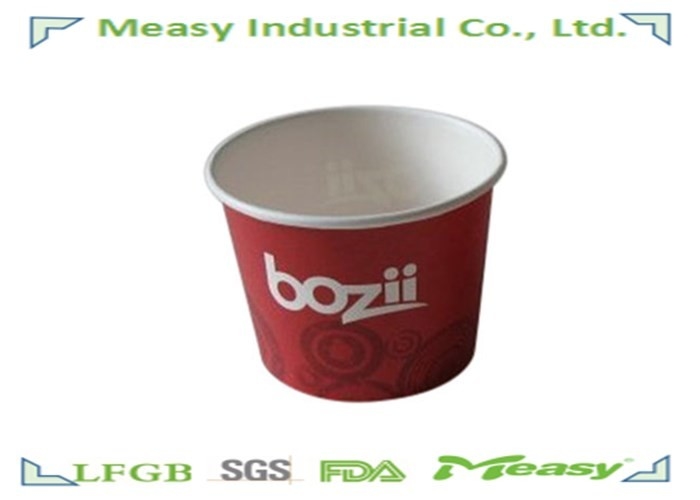 16oz Sea Food Disposable Paper Bowl Takeaway Customized Logo Flexo Printing supplier