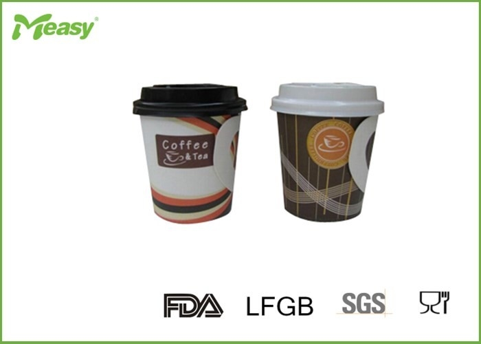 7oz Single Wall Hot Handled disposable thermal cups For Hot Beverage supplier