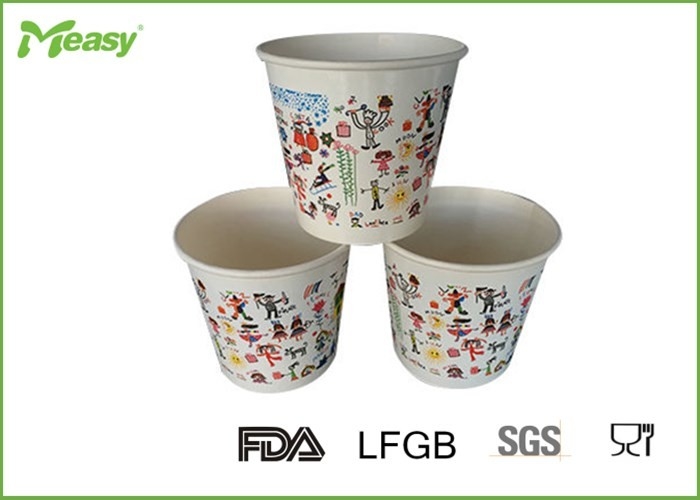 12oz Eco Friendly Disposable Soup Bowls Food Grade 100% Virgin Cardboard Materials supplier