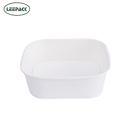 Square White Salad Bowl